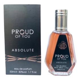 Eau de Parfum Unisexe Proud Of You Absolute 50ml - Fragrance World - Luxe et Élégance