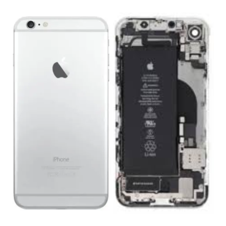 Chassis Complet iPhone 6S Argent avec Connecteur de Charge et Batterie Origine Grade AB - Pièces Détachées de Qualité