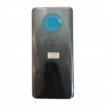 Vitre arrière OnePlus 7T Gris - Avec logo + Adhesif