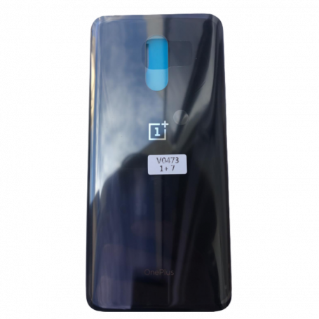 Vitre arrière OnePlus 7 Gris - Avec logo + Adhesif