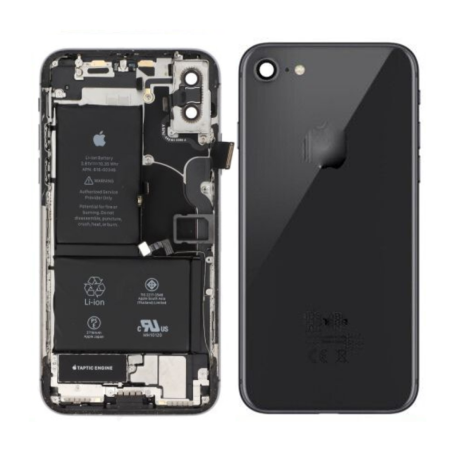 Complete iPhone 7 Black Chassis - Charging Connector + Battery (Originally Disassembled) Grade B