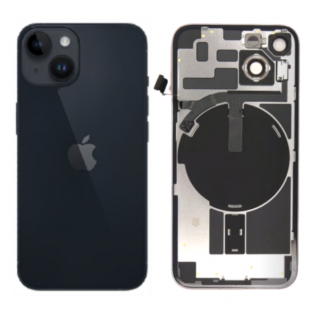 Vitre Cache Arrière iPhone 14 Plus Noir (Origine Demonté) - Grade AB