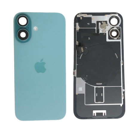 Back Glass, Rear Cover - Glass Back iPhone 16 Teal with MagSafe (Origin Disassembled) - Grade A, wholesale price