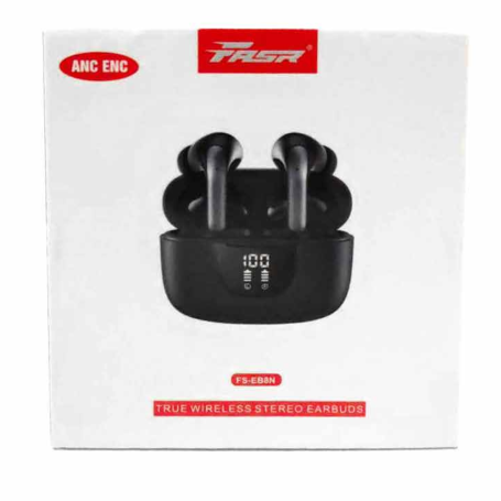 Achetez Écouteurs Bluetooth FASR FS-EB8N - Son Premium Sans Fil Noir - Livraison Gratuite