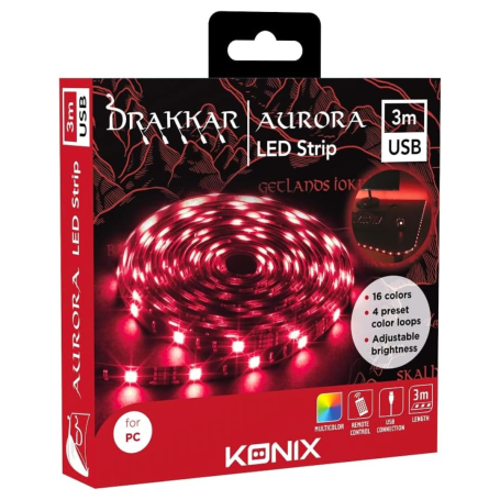 Bande Lumineuse Konix Aurora LED Strip 3m USB