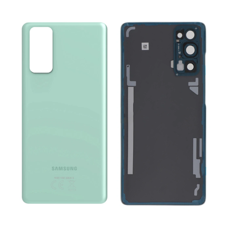 Rear Window Samsung Galaxy S20 FE 4G/5G 2020 (G780F/G781B) without Contour Lens Green (Original Disassembled) - Grade A