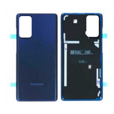 Rear window Samsung Galaxy S20 FE 4G/5G 2020 (G780F/G781B) Without Lens Blue (Original Disassembled) - Grade A