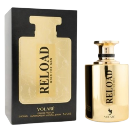 Volaré RELOAD Gold For Man Eau de Parfum - for him - 100ml