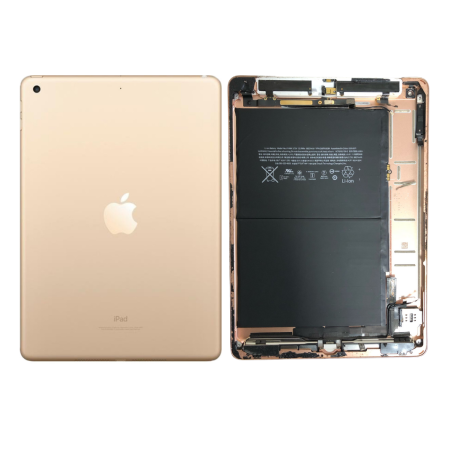 Complete iPad 6th 2018 Chassis (A1954) + Gold Battery - Grade B