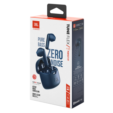 JBL Tune Flex Wireless earphones - JBLTFLEXBLU - Blue