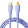 Câble Type-C / Lightning Tressé 20W Remax RC-C063 - 1.2M - Violet