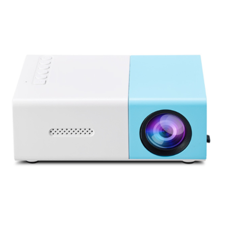 Mini Projecteur intelligent LED HD 4K YG300 800 Lumens WiFi Bluetooth - Bleu