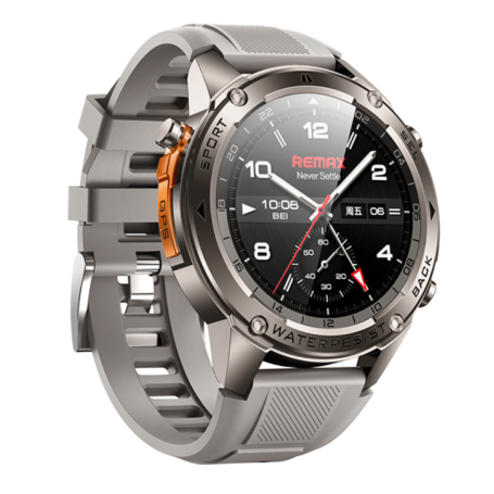 REMAX Watch18 500mAh GPS Positioning Smartwatch for Sports - AMOLED - Silver