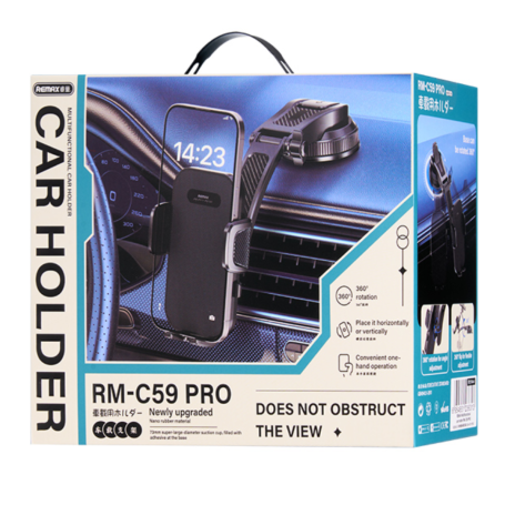 Support Voiture Multifonction Remax RM-C59 PRO - Noir