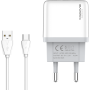 Chargeur Rapide Duo USB 2.1A + Câble USB/USB-C XSSIVE XSS-AC54-C