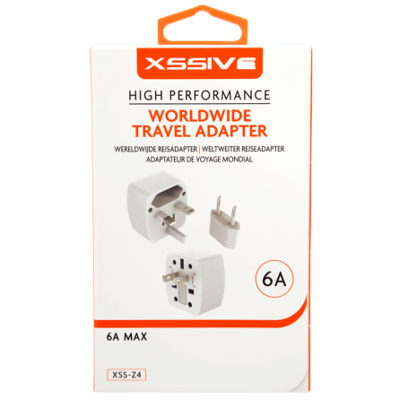XSSIVE 6A Universal Travel Adapter - XSS-Z4