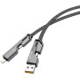 XSSIVE Braided 4in1 USB Cable 1m XSS-4IN11M