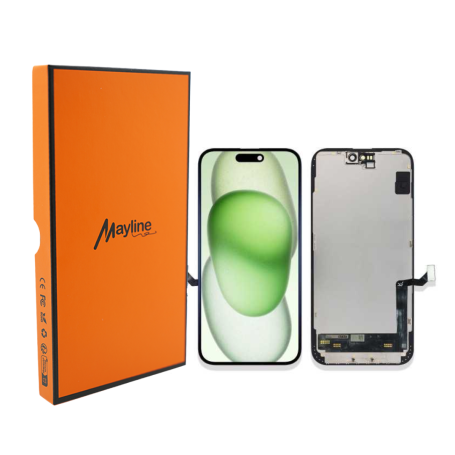 Ecran iPhone 15 Plus (LTPS) - COF - FHD1080p - MaylineCare+ Garantie 12 Mois sans Conditions