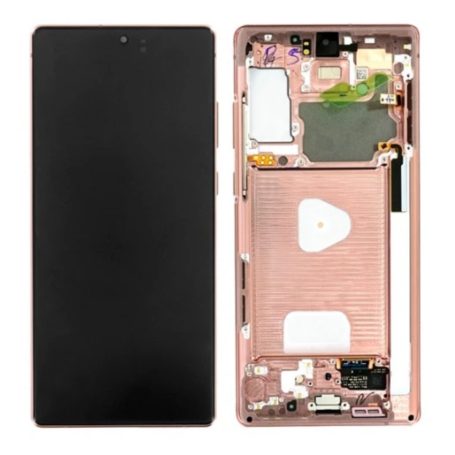 Samsung Galaxy Note 20 Ultra 4G/5G (N985/N986) Bronze Screen + Frame (Original Disassembled) - Grade A