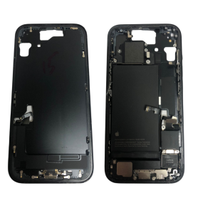 iPhone 15 Rear Chassis Black eSIM US Battery Original Disassembled Grade B - Without Rear Glass