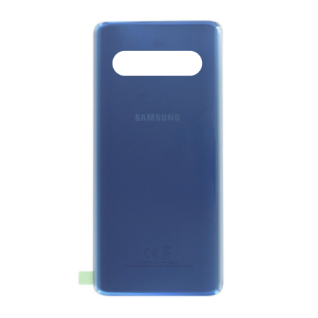 Vitre arrière Samsung Galaxy S10 (G973F) Prism Bleu sans Contour Lantille (Original Démontée) - Grade A