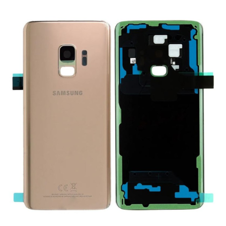 Vitre arrière Samsung Galaxy S9 (G960F) Or (Original Démontée) - Grade AB