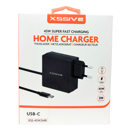 XSSIVE Home Charger 45W Super Fast Charging XSS-45W2MB