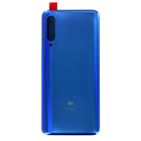 Coque, Dos - Vitre arrière Xiaomi Mi 9 Blue - Sans logo + Adhesif, prix de gros.