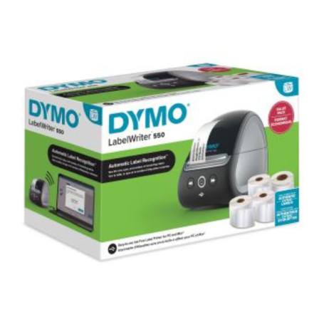 Thermal USB 1.1 DYMO LabelWriter 550 ValuePack label printer