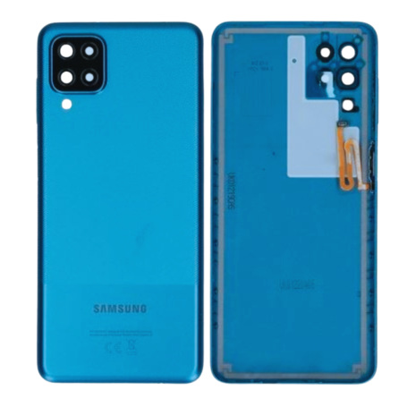 Vitre arrière Samsung Galaxy A12 (A125F) Bleu (Original Démonté) - Grade A