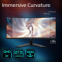 Gigabyte G34WQCP 34" Curved Gaming Monitor – WQHD (3440 x 1440), 180Hz, 1ms, FreeSync Premium