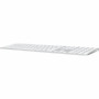 Magic Keyboard Bluetooth Keyboard with Touch ID and Numeric Keypad - French QWERTY MXK73F/A - Silver (Apple )