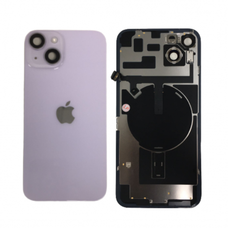 Vitre Cache Arrière iPhone 14 Plus Violet (Origine Demonté) - Grade B