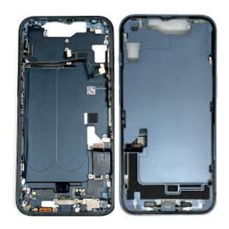 iPhone 14 Blue Chassis - Charging Connector Without Battery Without Rear Glass (Original Disassembled) - Grade A
