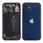 Châssis Complet iPhone 12 Bleu - Connecteur de Charge sans Batterie (Origine Demonté) Grade AB