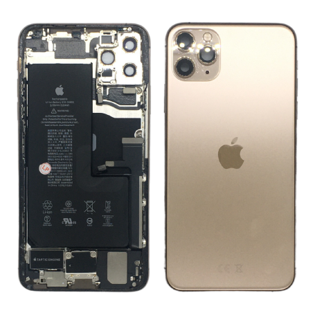 Châssis Complet iPhone 11 Pro Or - Connecteur de Charge + Batterie (Origine Demonté)  Grade AB