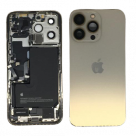 Châssis Complet iPhone 13 Pro Or - Connecteur de Charge + Batterie (Origine Demonté) Grade AB