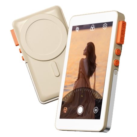 Magnetic Wireless Selfie Screen + Power Bank 2300mAh - White