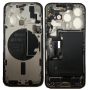Châssis iPhone 15 Pro sans Vitre Arrière avec Batterie Titane Noir (Original Demonté) Grade A