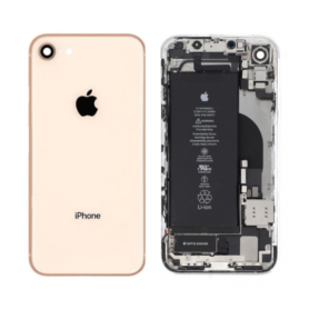 Back Cover Housing iPhone 8 Plus Gold - Original Grade AB with Charging Connector