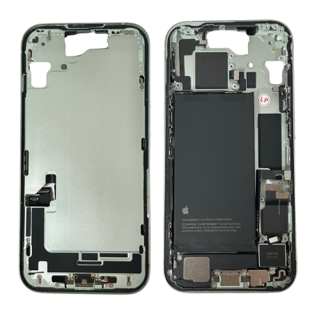Chassis Complet iPhone 15 avec Batterie Vert (Origine Demonté) - Grade AB