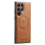 Leather Protective Cover With Magsafe For Samsung