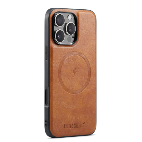 Coque De Protection En Cuir Avec Magsafe Pour iPhone