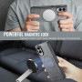 Coque De Protection En Cuir Avec Magsafe Pour Samsung