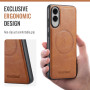 Leather Protective Cover With Magsafe For Samsung