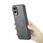 Leather Protective Cover With Magsafe For Samsung