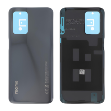Vitre Arrière Realme 8 Pro Noir sans Contour lentille (Original Démonté) - Grade AB