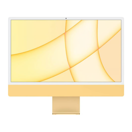 iMac 4.5K 24" - 8 Go/256 Go SSD - Apple M1 - Jaune - Comme Neuf avec Chargeur et sans accessoires