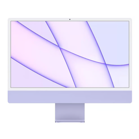 iMac 4.5K 24" - 8 Go/256 Go SSD - Apple M1 - Violet - Comme Neuf avec Chargeur et sans accessoires