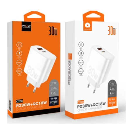 Chargeur, Alimentation - Adaptateur Secteur Rapid 30W WUW C208, prix de gros.